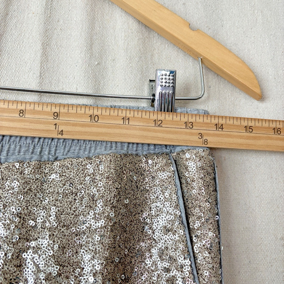 Lucy Paris Womens Glam Athleisure Sequin Jogger Pants Size S Loungewear Clubwear - Picture 3 of 8